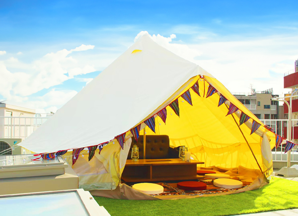 一棟貸切、屋上グランピングもできる宿泊施設 CREWSO1